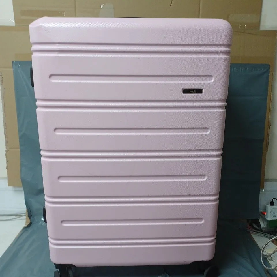 ROCK LISBON LARGE SUITCASE PINK - COLLECTION ONLY