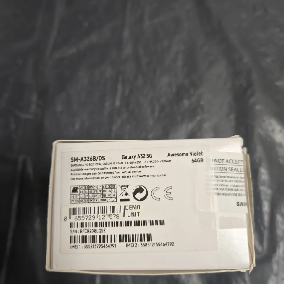 SAMSUNG GALAXY A32 5G – 64GB – AWESOME VIOLET (DEMO UNIT)
