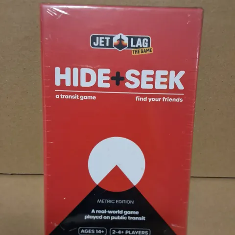 SEALED JET LAG HIDE + SEEK TRANSIT GAME