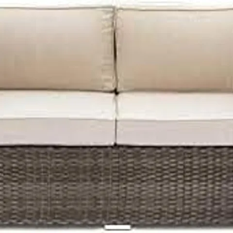 BOXED CORAL BAY SOFA GARDEN FURNITURE - BROWN (1 BOX)