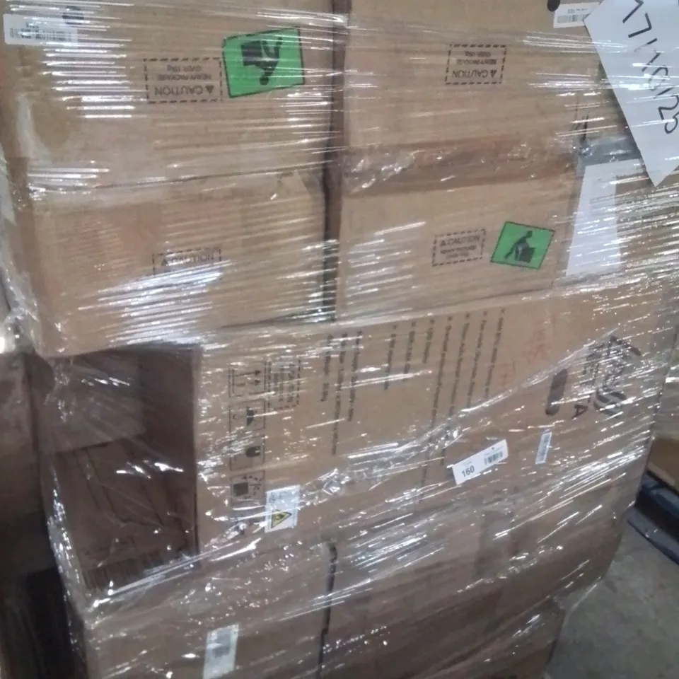 PALLET CONTAINING LARGE QUANTITY OF AIR CONDITIONING UNITS