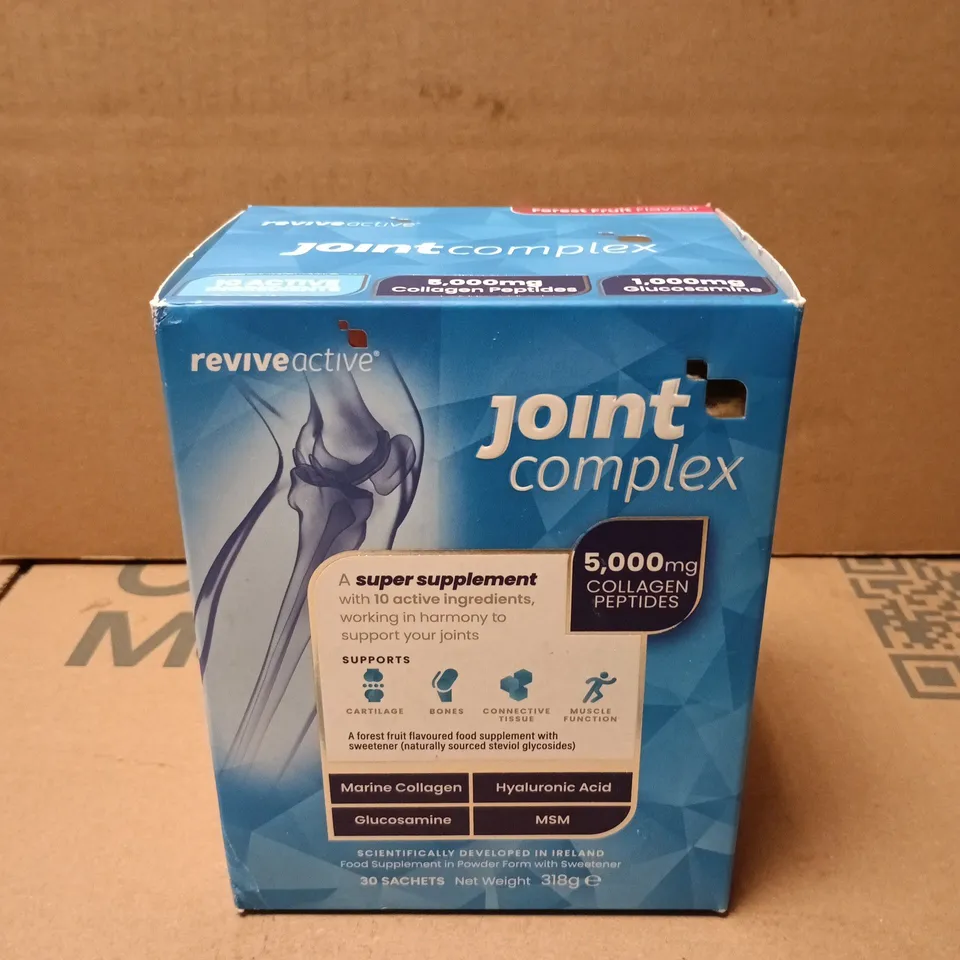 REVIVE ACTIVE JOINT COMPLEX – MARINE COLLAGEN, HYALURONIC ACID, GLUCOSAMINE, MSM