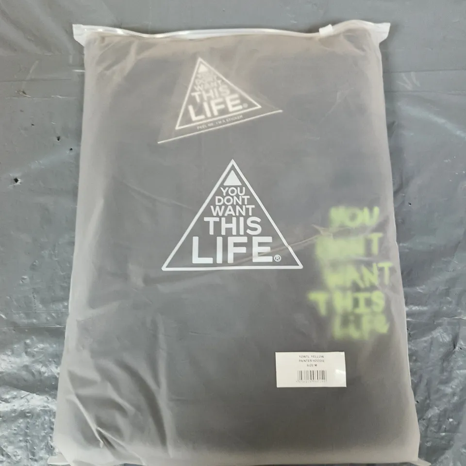 YOU DON'T WANT THIS LIFE PAINTER HOODIE - SIZE M