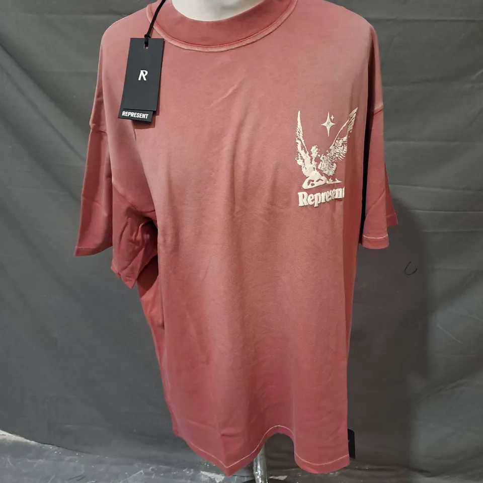 REPRESENT SPIRITS OF SUMMER TSHIRT IN SUNRISE SIZE M