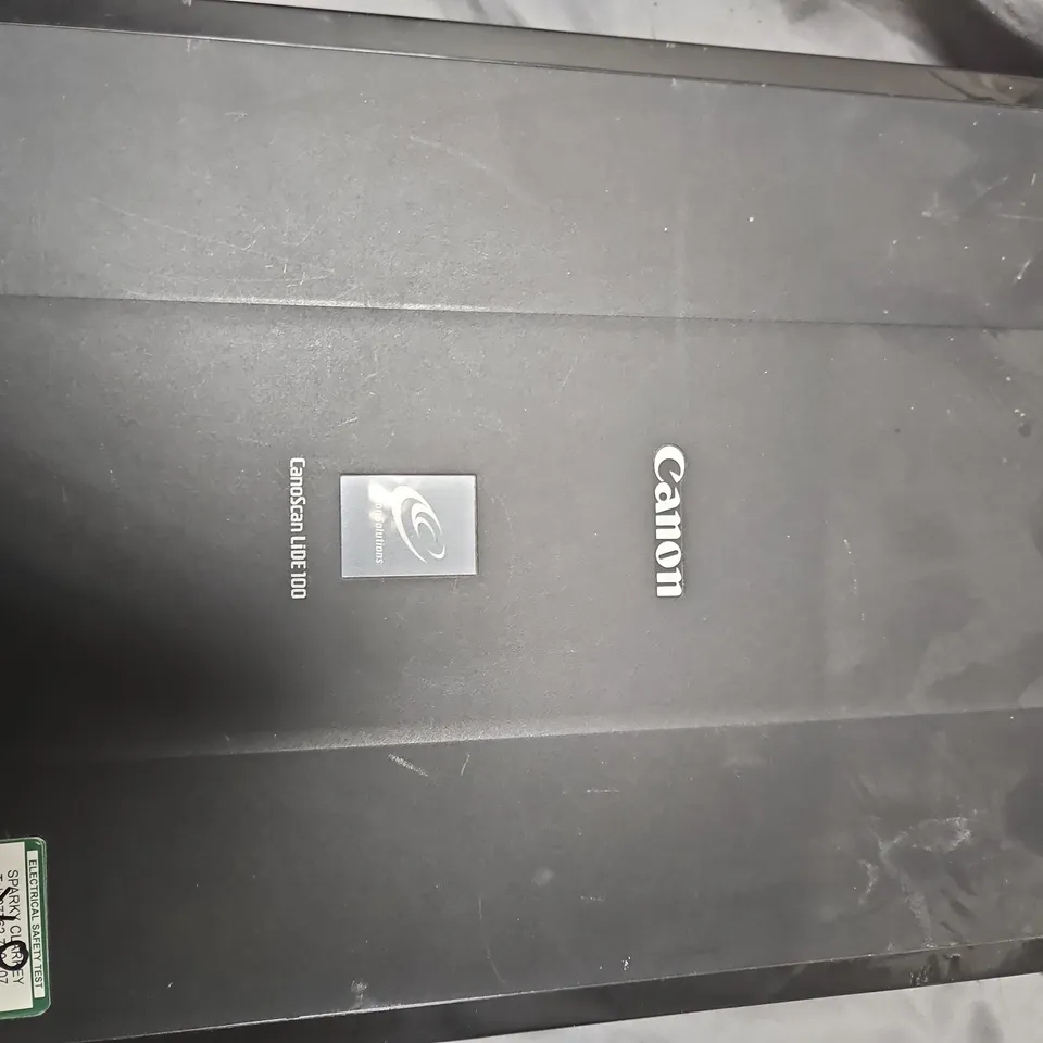 CANON CANOSCAN LIDE100 FLATBED SCANNER BROKEN HINGE 