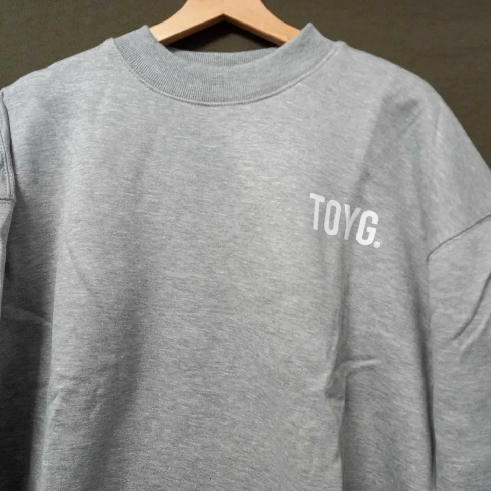 TOYG TRAINING SWEATER IN GREY - LARGE