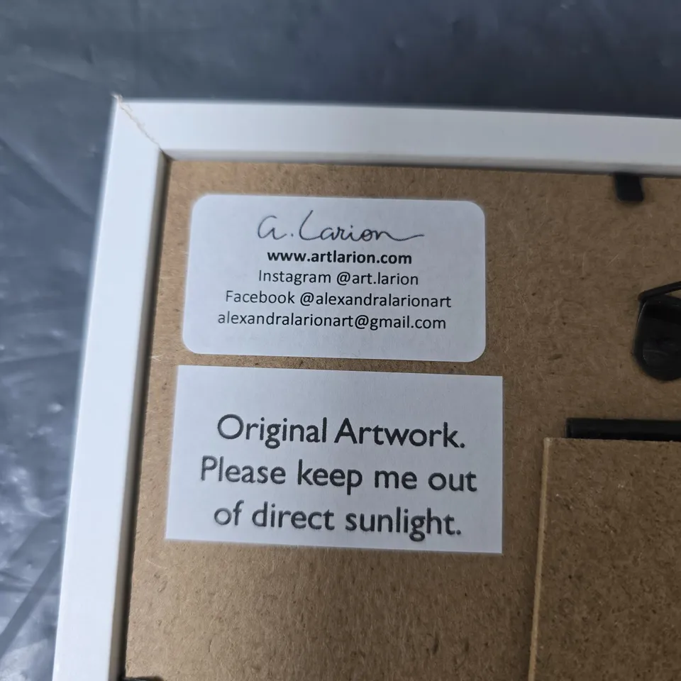 A. LARION ORIGINAL ARTWORK – ORANGE FOX (FRAMED)