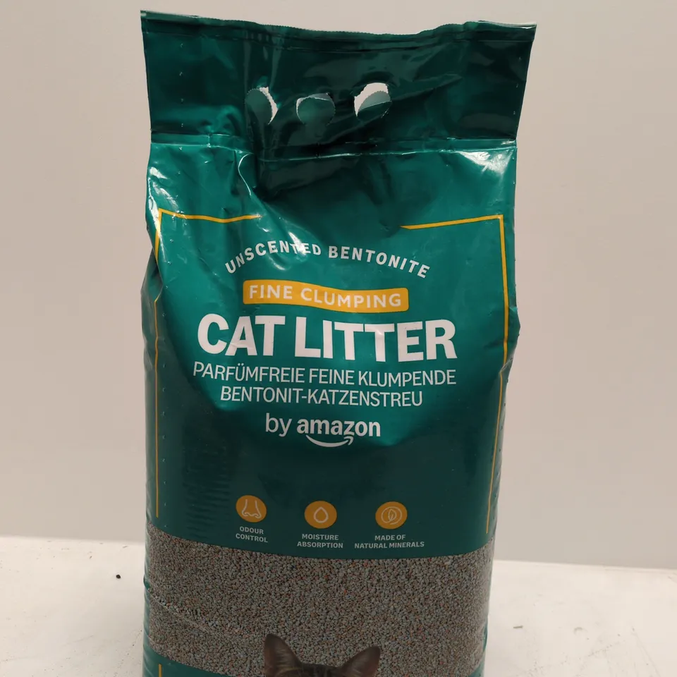 AMAZON CAT LITTER – UNSCENTED BENTONITE, FINE CLUMPING, 10L