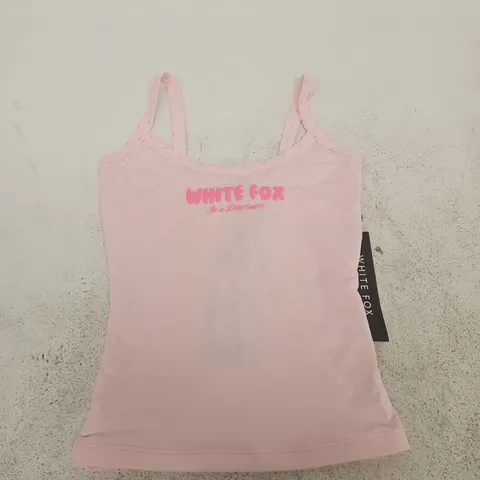 WHITE FOX DAYDREAMERS NADIA TANK TOP – SOFT PINK, 3XS