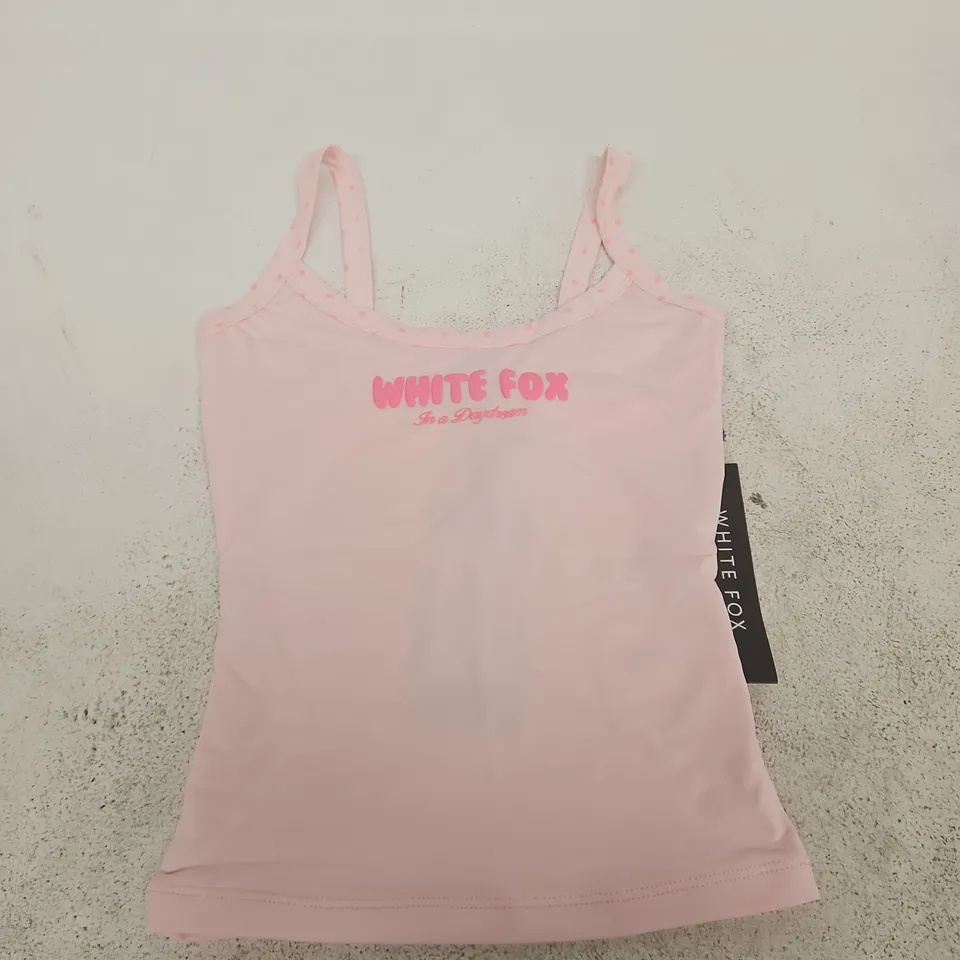 WHITE FOX DAYDREAMERS NADIA TANK TOP – SOFT PINK, 3XS