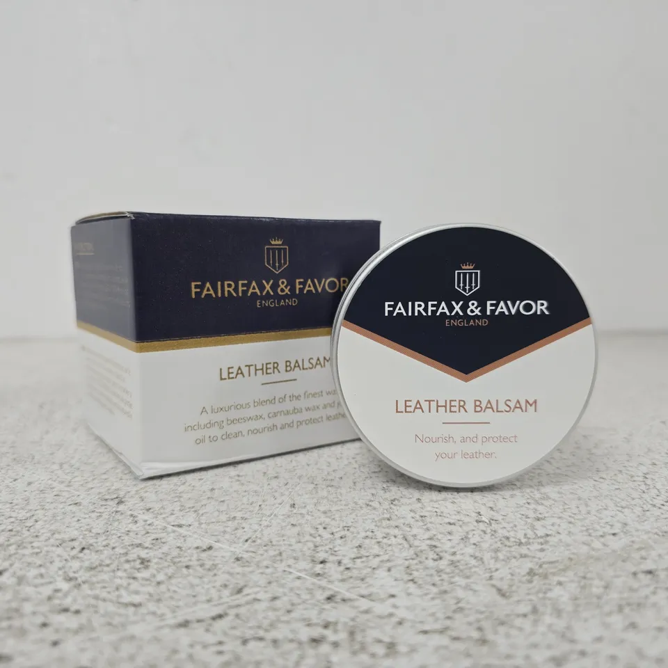 FAIRFAX & FAVOR LEATHER BALM – LEATHER CARE (BOXED)