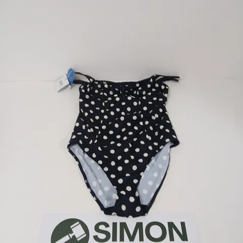 PANACHE ANYA RIVA SPOT BALCONNET SWIMSUIT – NAVY WITH WHITE DOTS, UK 36D