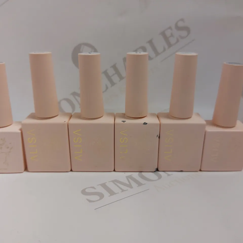 BOX OF APPROX 10 ALISA NAIL POLISHES IN ASSORTED COLOURS 