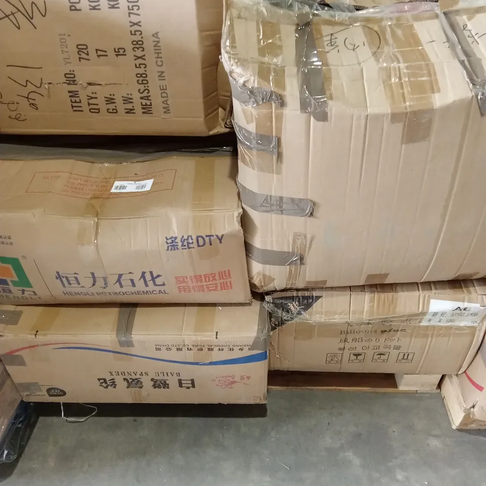 PALLET OF APPROXIMATELY 8 BOXES OF ASSORTED ITEMS TO INCLUDE: STRAWBERRY BEAR SUPRISE CARDS, SPONGEBOB STICKERS ECT