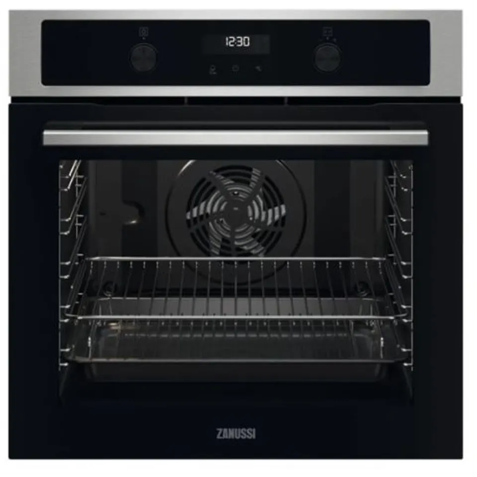 ZANUSSI ZOPND7X1 PYROLYTIC MULTIFUNCTION STEAMBAKE SINGLE OVEN