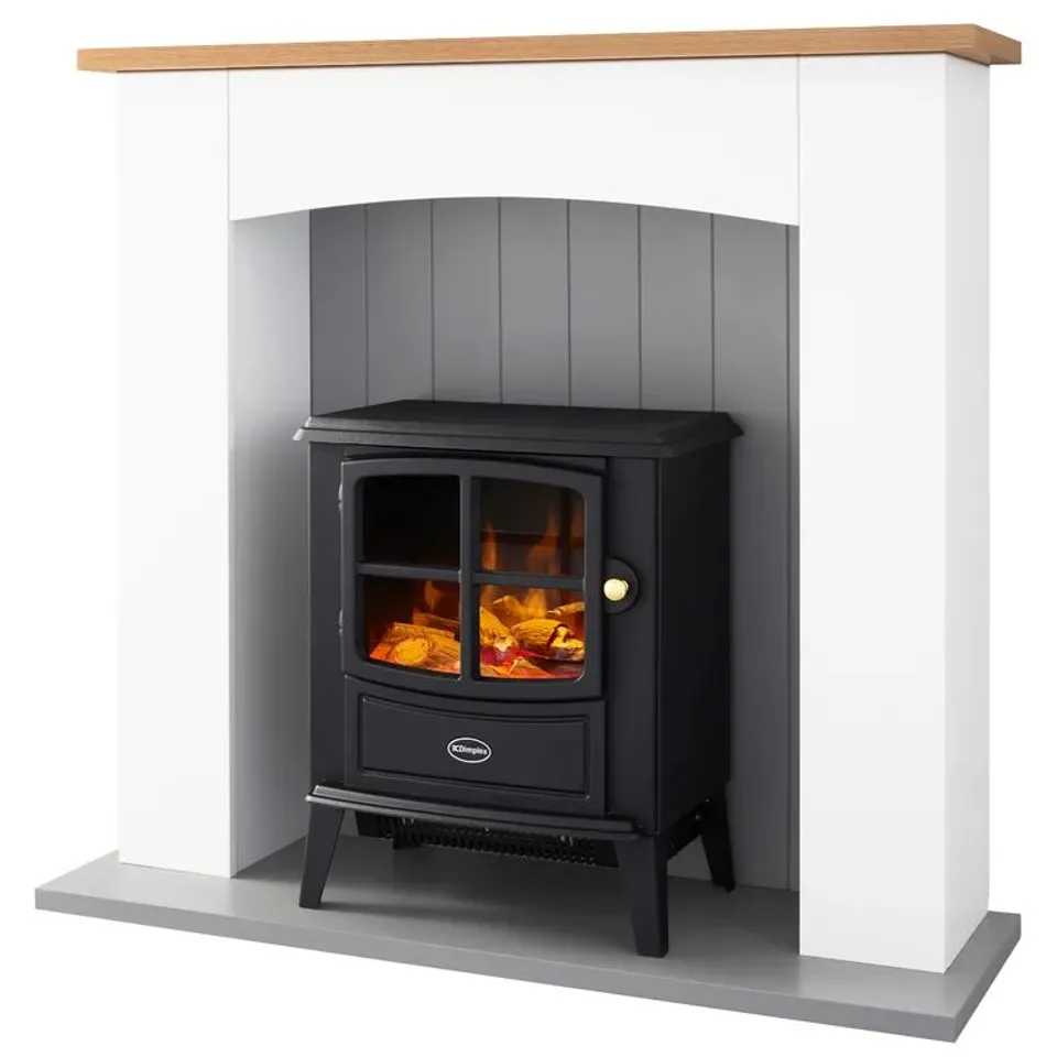DIMPLES OAKMEAD 2KW OPTIFLAME ELECTRIC FIRE