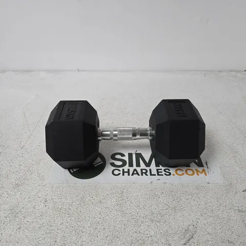17.5KG BLACK DUMBELL