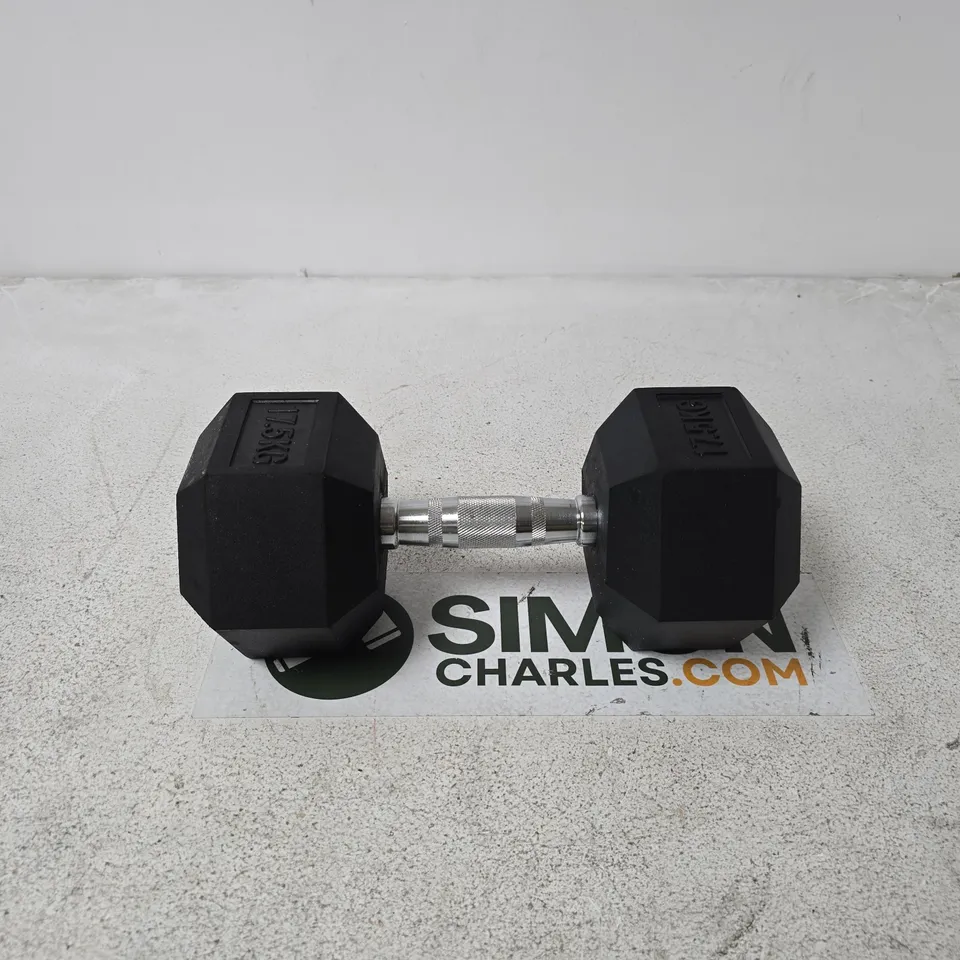 17.5KG BLACK DUMBELL