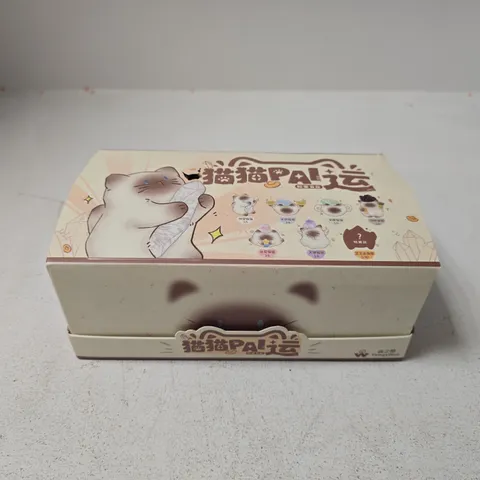 BOXED WHOOPEA CAT PAL CRYSTAL SERIES FIGURES, BLIND BOX SET OF 6