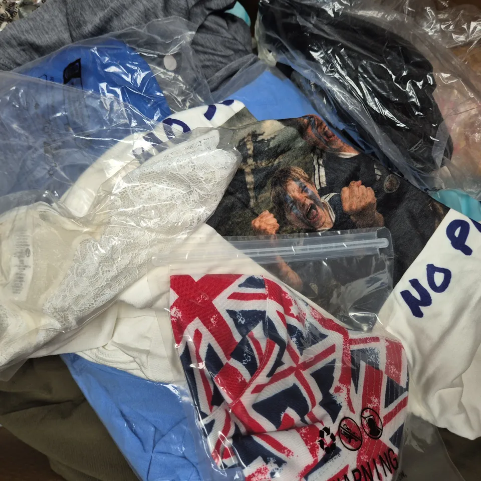APPROXIMATELY 20 ASSORTED CLOTHING AND FASHION PRODUCTS IN VARIOUS STYLES AND SIZES - COLLECTION ONLY