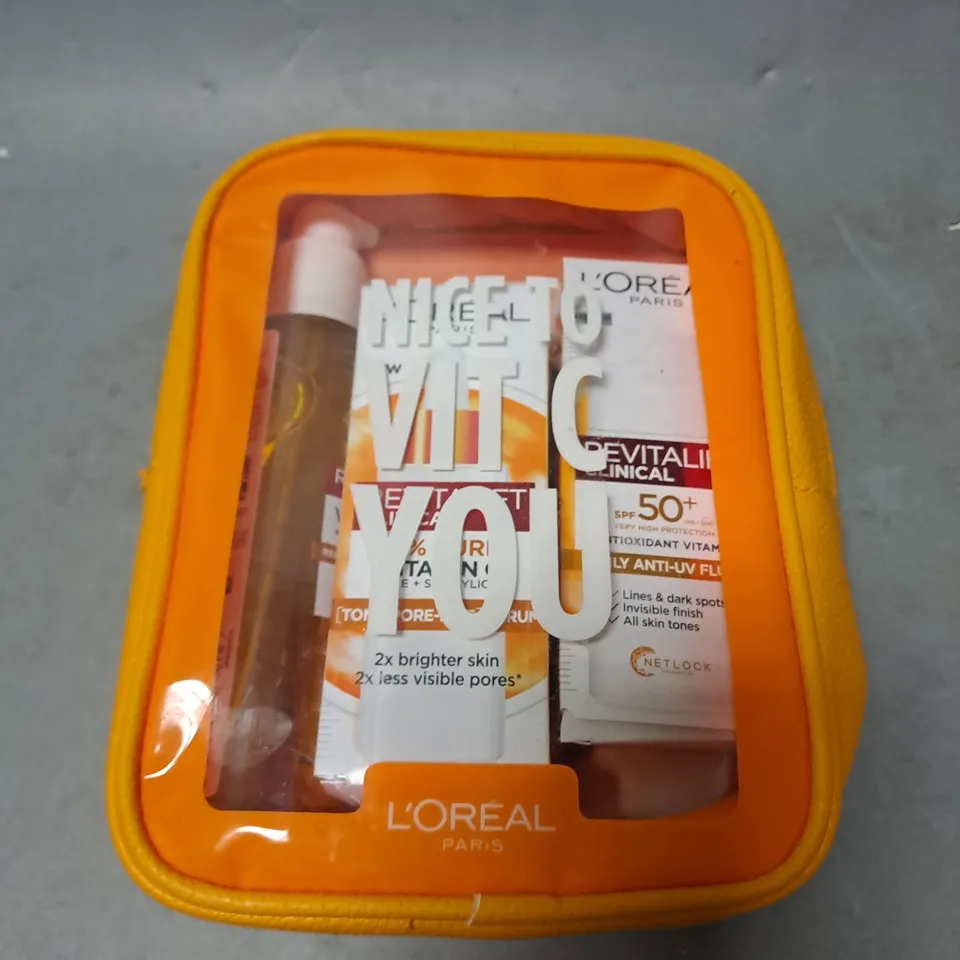 L'OREAL NICE TO VIT C YOU SKINCARE WASHBAG SET