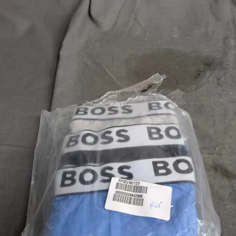 PACK OF 3 BOSS BOXER SHORTS - SIZE 12 XS 