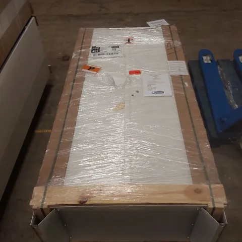 TALL WHITE METAL STORAGE CABINET 