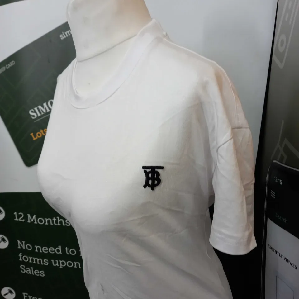 BURBERRY LONDON LOGO CASUAL T-SHIRT SIZE S