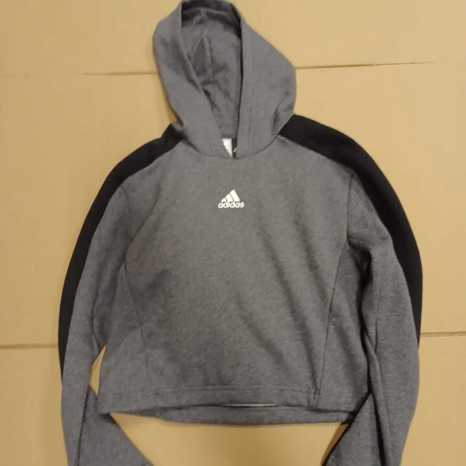 ADIDAS HOODIE SUIT HC5907 - GREY // SIZE: 11-12Y