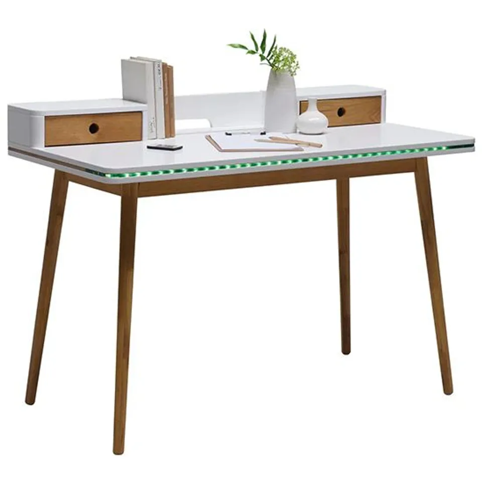 BRAND NEW BOXED ROBBIE COMPUTER DESK - WHITE (1 BOX)