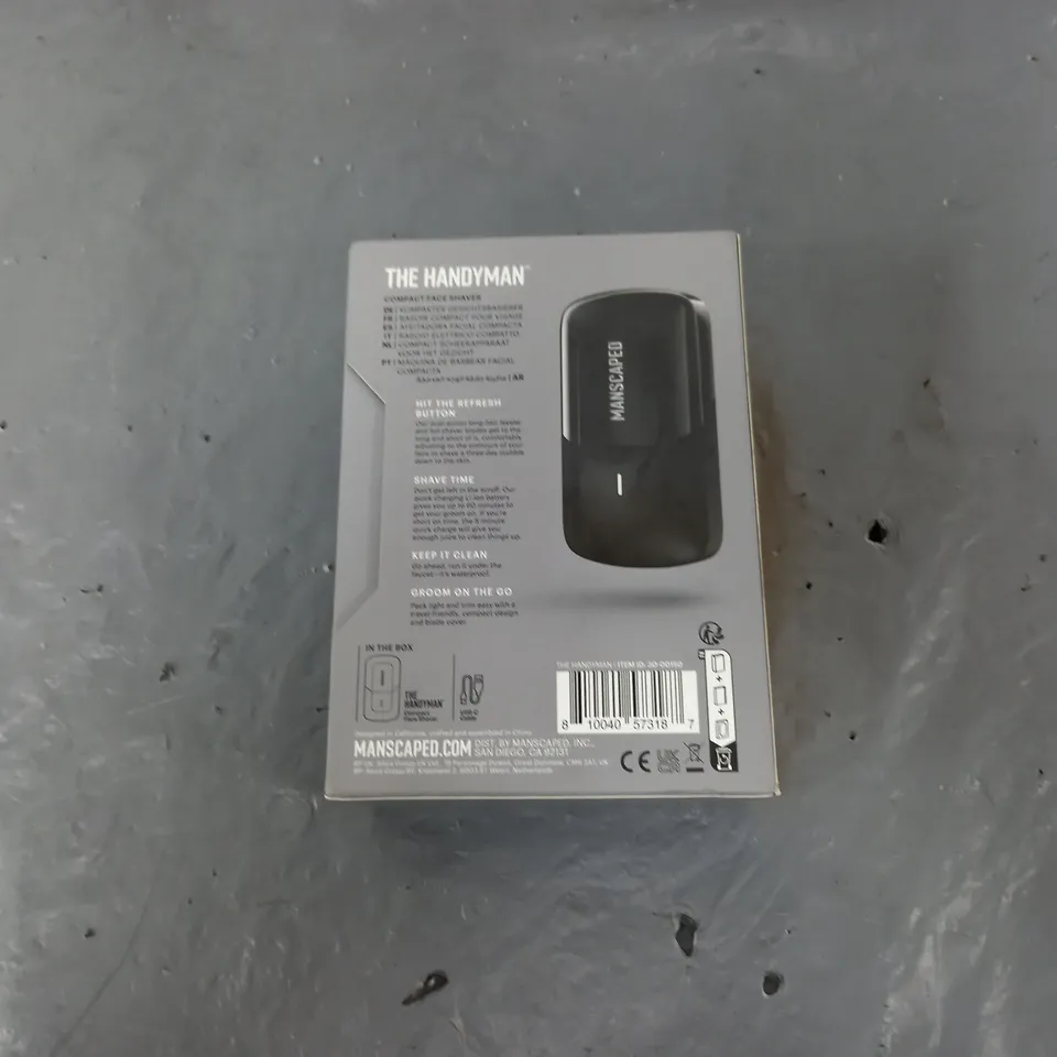 BOXED AND SEALED MANSCAPED THE HANDYMAN 