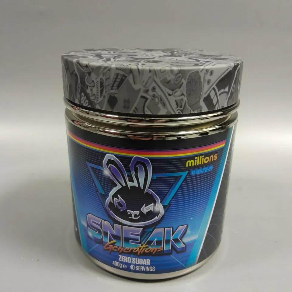 SEALED SNEAK GENERATIONS ENERGY SUPPLEMENT - MILLIONS 400G