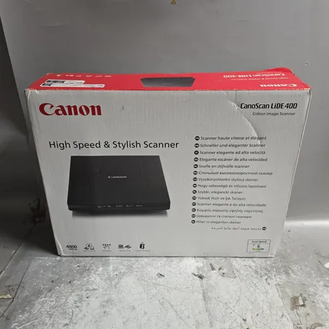 BOXED CANON CANOSCAN LIDE 400 COLOUR IMAGE SCANNER