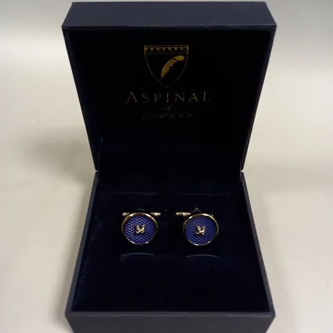ASPINAL OF LONDON BUTTON DESIGN CUFF LINKS