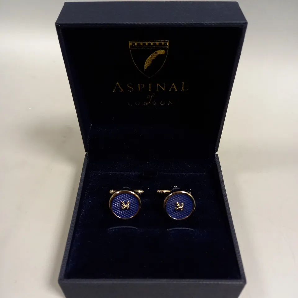 ASPINAL OF LONDON BUTTON DESIGN CUFF LINKS 