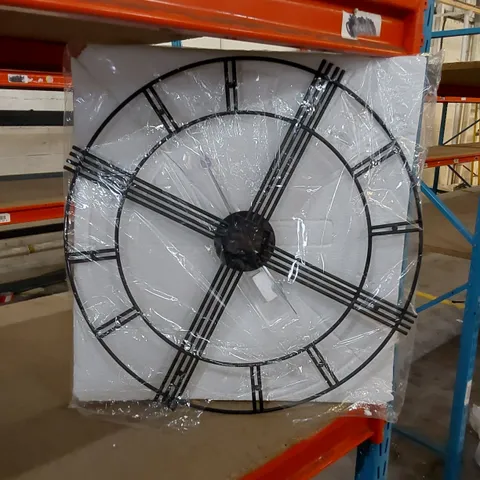 BOXED AERYK METAL WALL CLOCK