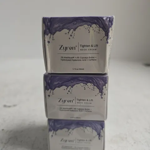 ZYREN TIGHTEN & LIFT NECK CREAM – SET OF 3 (50ML EACH)