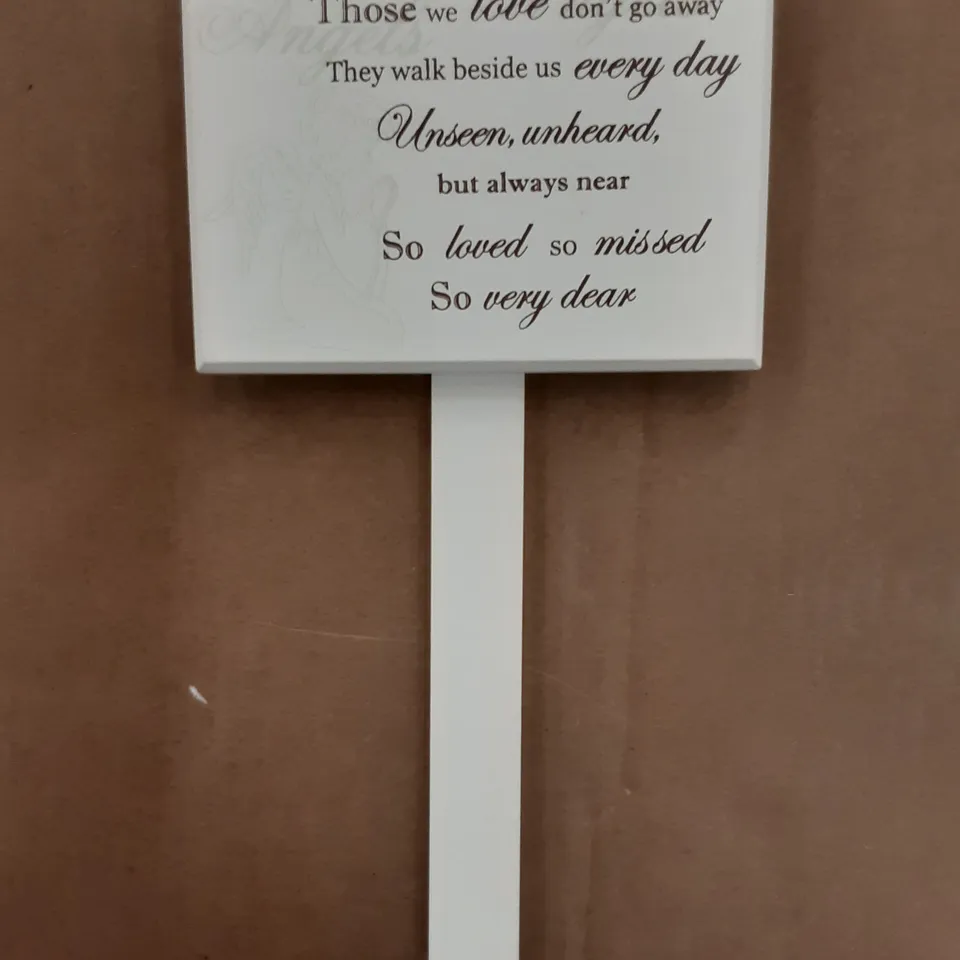 DUCKET IF TEARS COULD MEMORIAL PLAQUE 