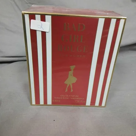 BOXED AND SEALED BAD GIRL ROUGE FOR WOMEN EAU DE PARFUM 30ML