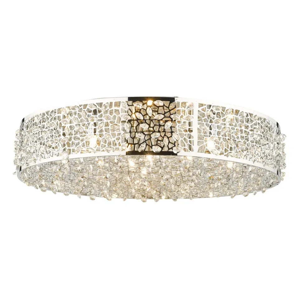 BOXED ANNERIKE CRYSTAL FLUSH MOUNT (1 BOX)