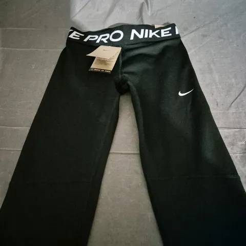 NIKE PRO BLACK LEGGINGS - KIDS LARGE