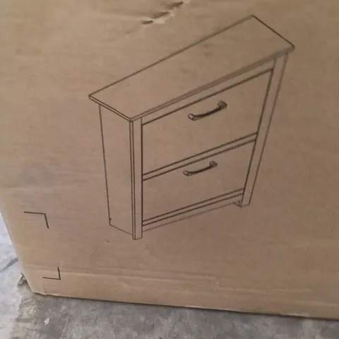 BOXED DESIGNER SHOE CABINET - KALE GREEN