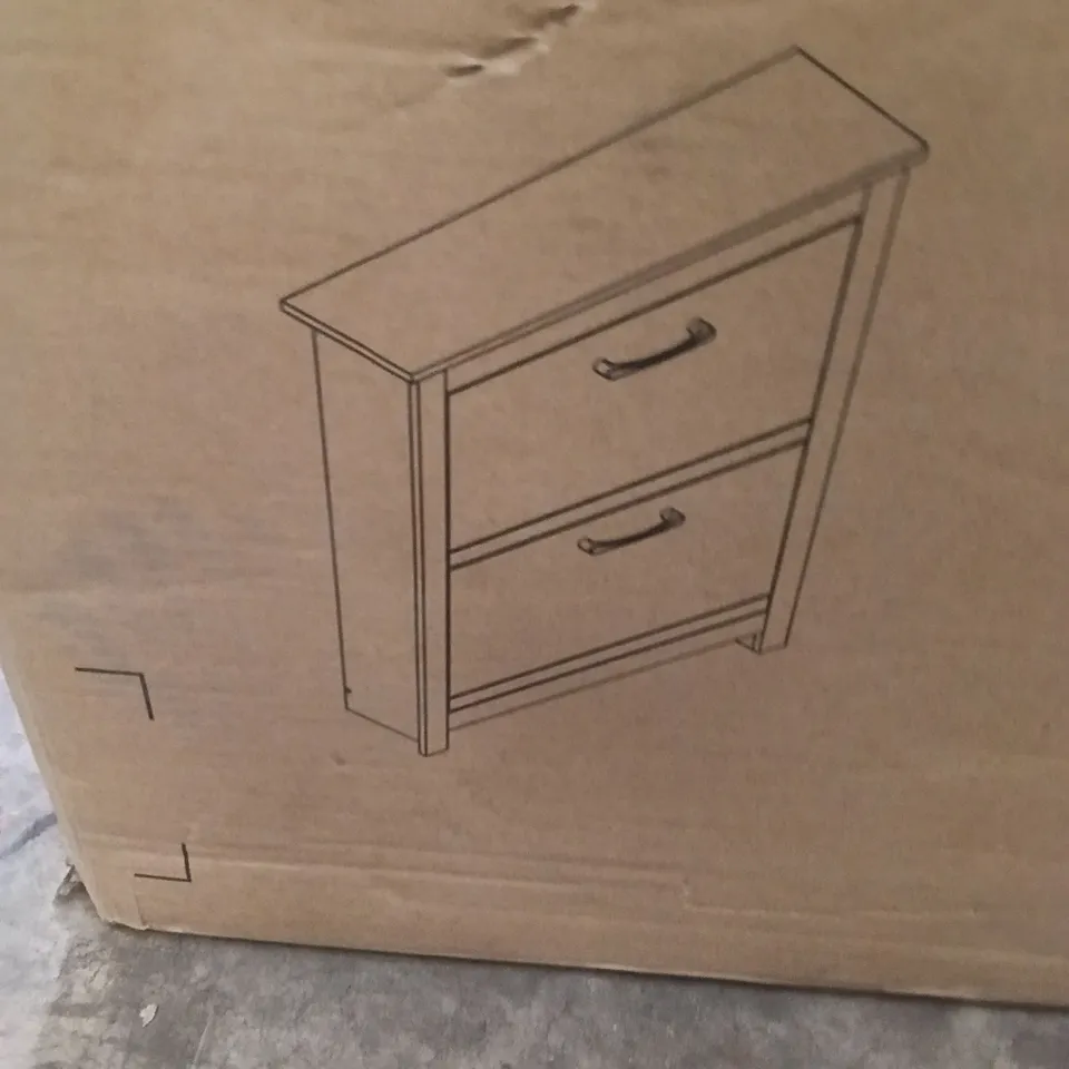 BOXED DESIGNER SHOE CABINET - KALE GREEN