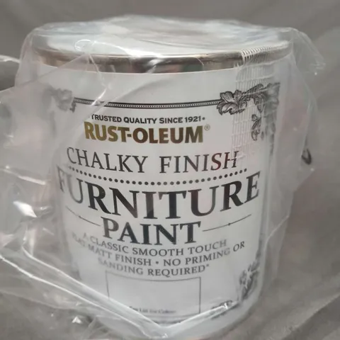 RUST-OLEUM CHALKY FINISH TOURCH GREY 1L / COLLECTION ONLY 