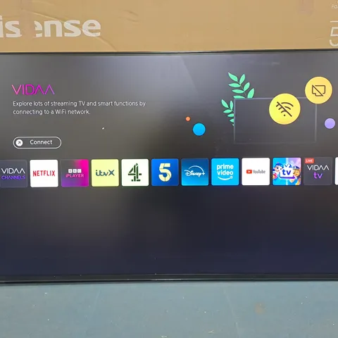 HISENSE CANVAS 55 INCH QLED 4K HDR SMART TV - COLLECTION ONLY 