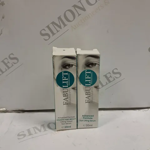FABULIFT SMOOTH AND BRIGHT AND ADVANCE EYE LIFTING SERUM