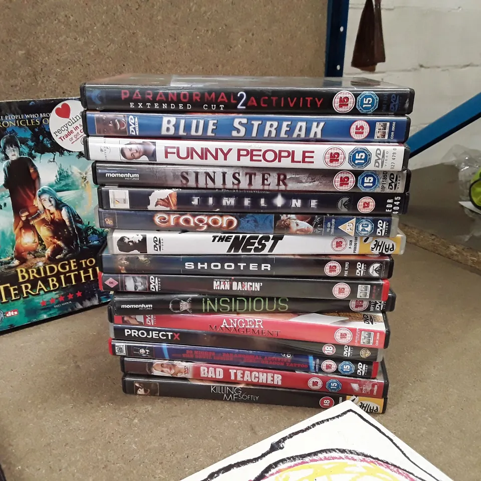 BOX TO CONTAIN A LARGE QUANTITY OF DVD's