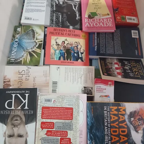 LARGE QUANTITY OF ASSORTED FICTION AND NON FICTION BOOKS