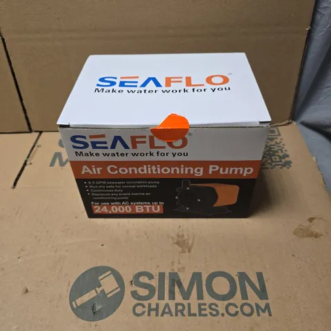 SEAFLO AIR CONDITIONING PUMP – BOXED WITH MANUAL