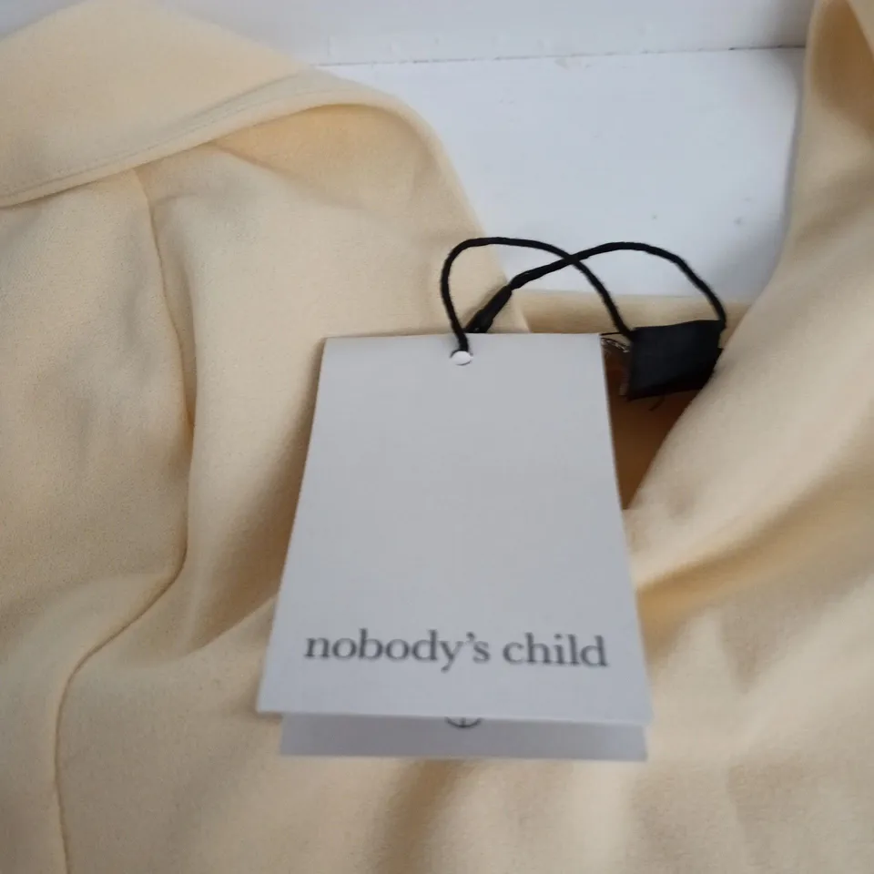 NOBODY’S CHILD BUTTER YELLOW MIDI DRESS – UK 10 (EU 38 / US 6)